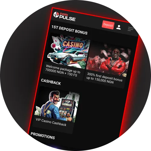 Enjoy generous bonuses at PariPulse, including deposit rewards and daily promotions.