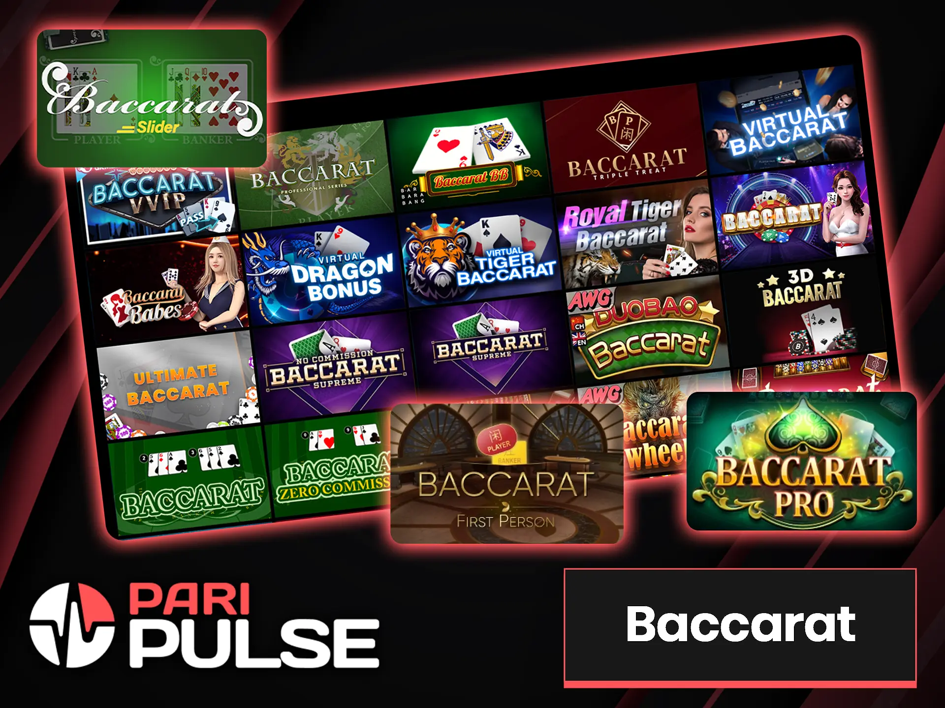 Try your luck in the Baccarat game with PariPulse.