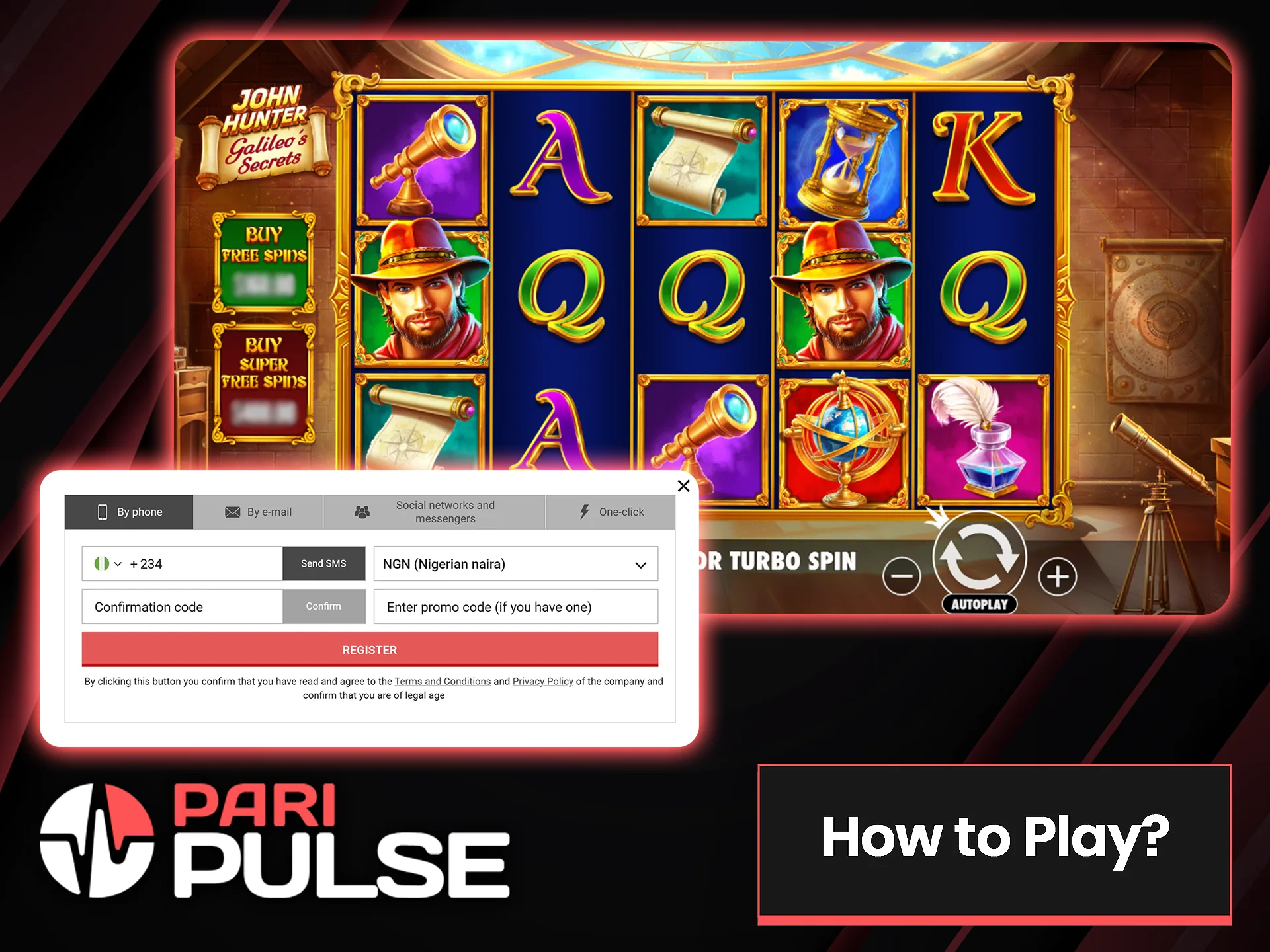 Start your casino journey with PariPulse today.