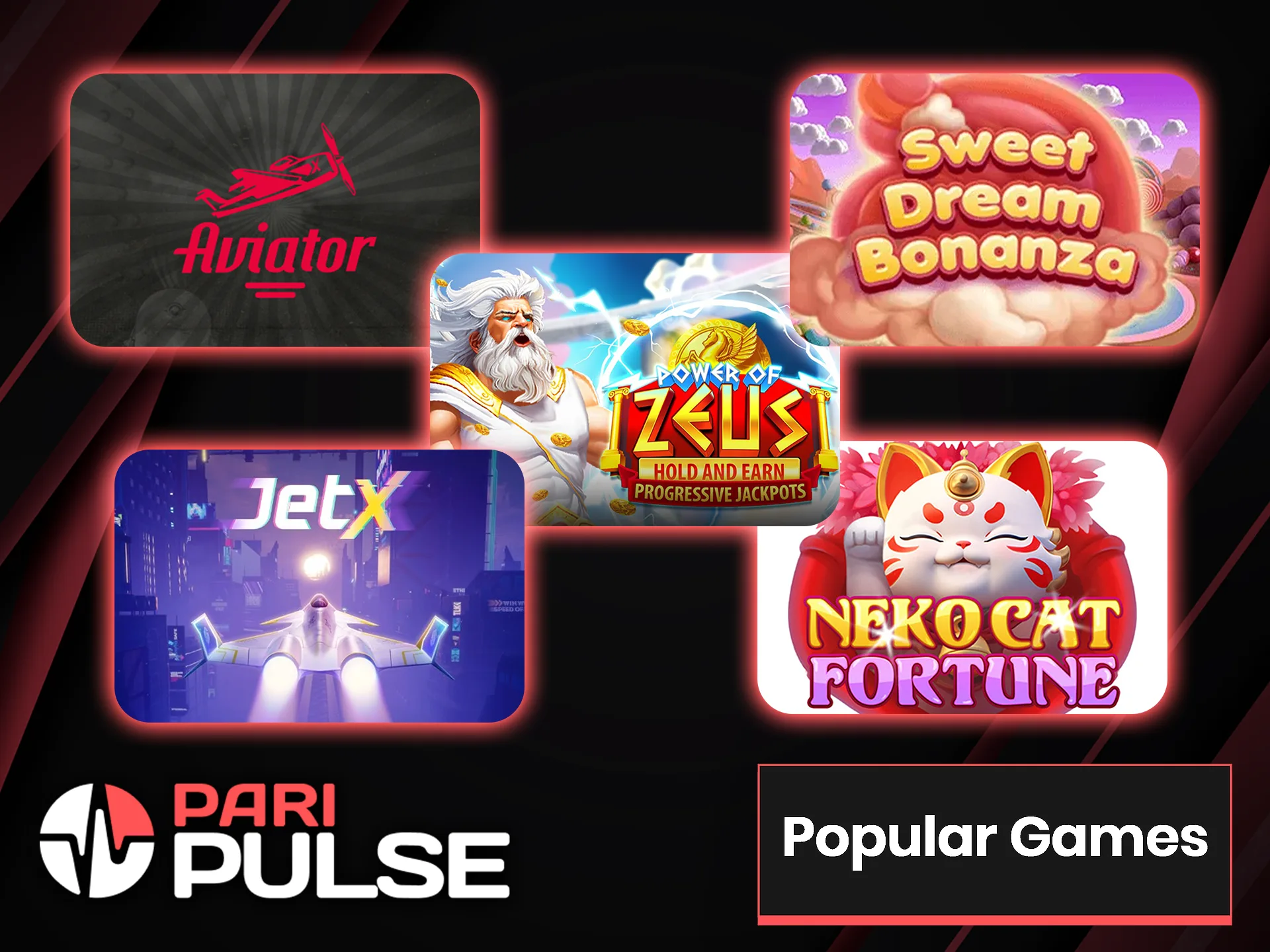 Find out what games PariPulse users like to play.