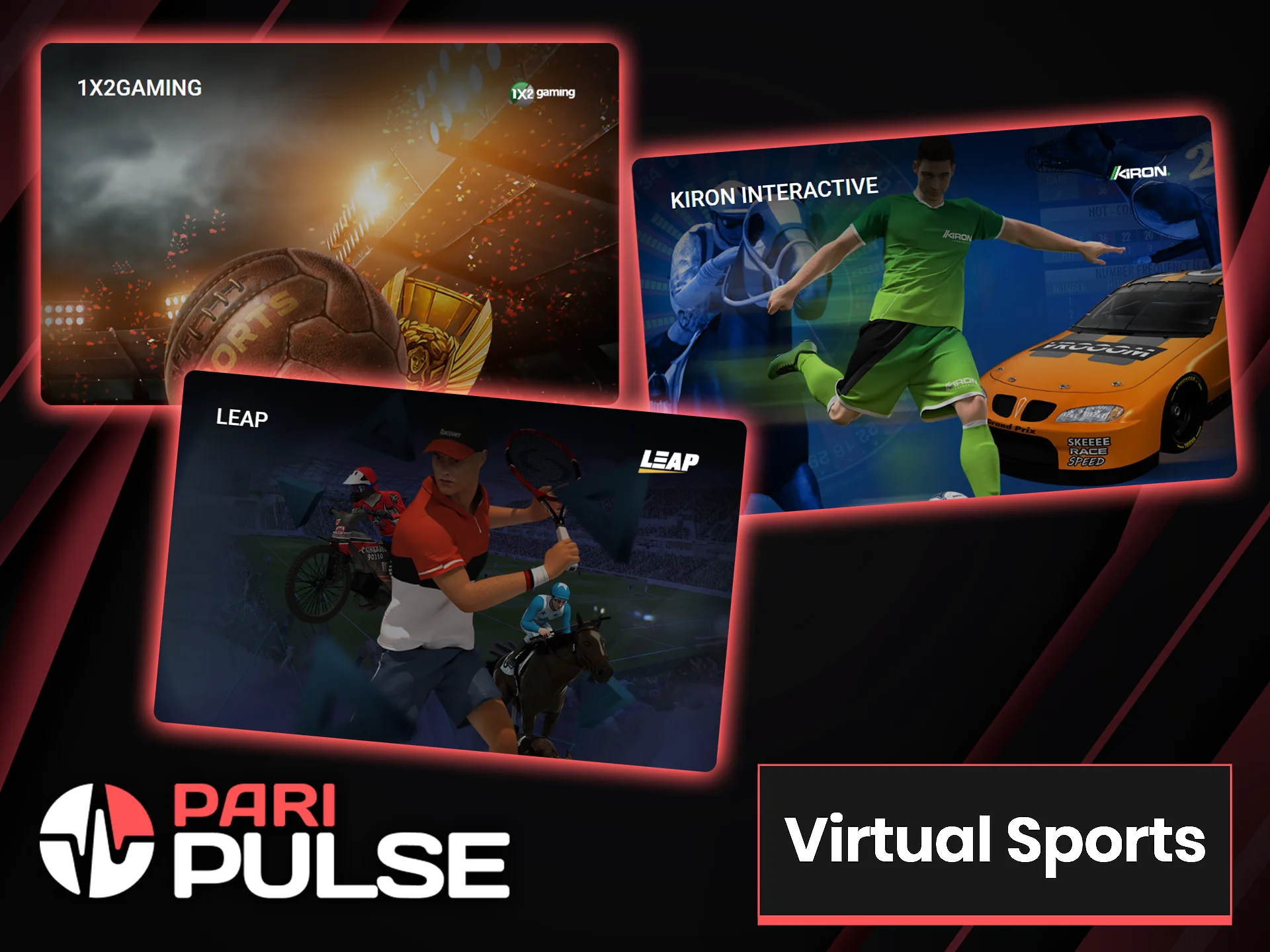 Fans of virtual sports can place bets at PariPulse.